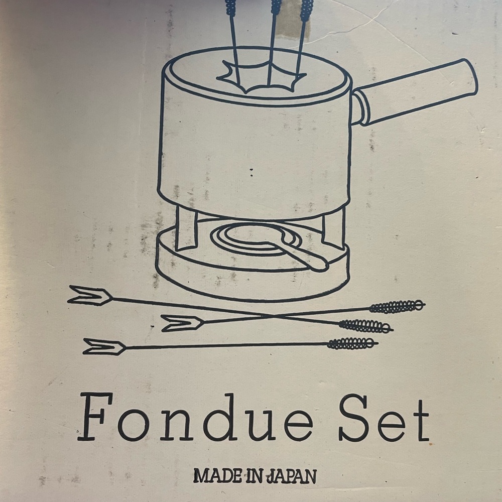 Made in Japan Fondue Set with Skewers